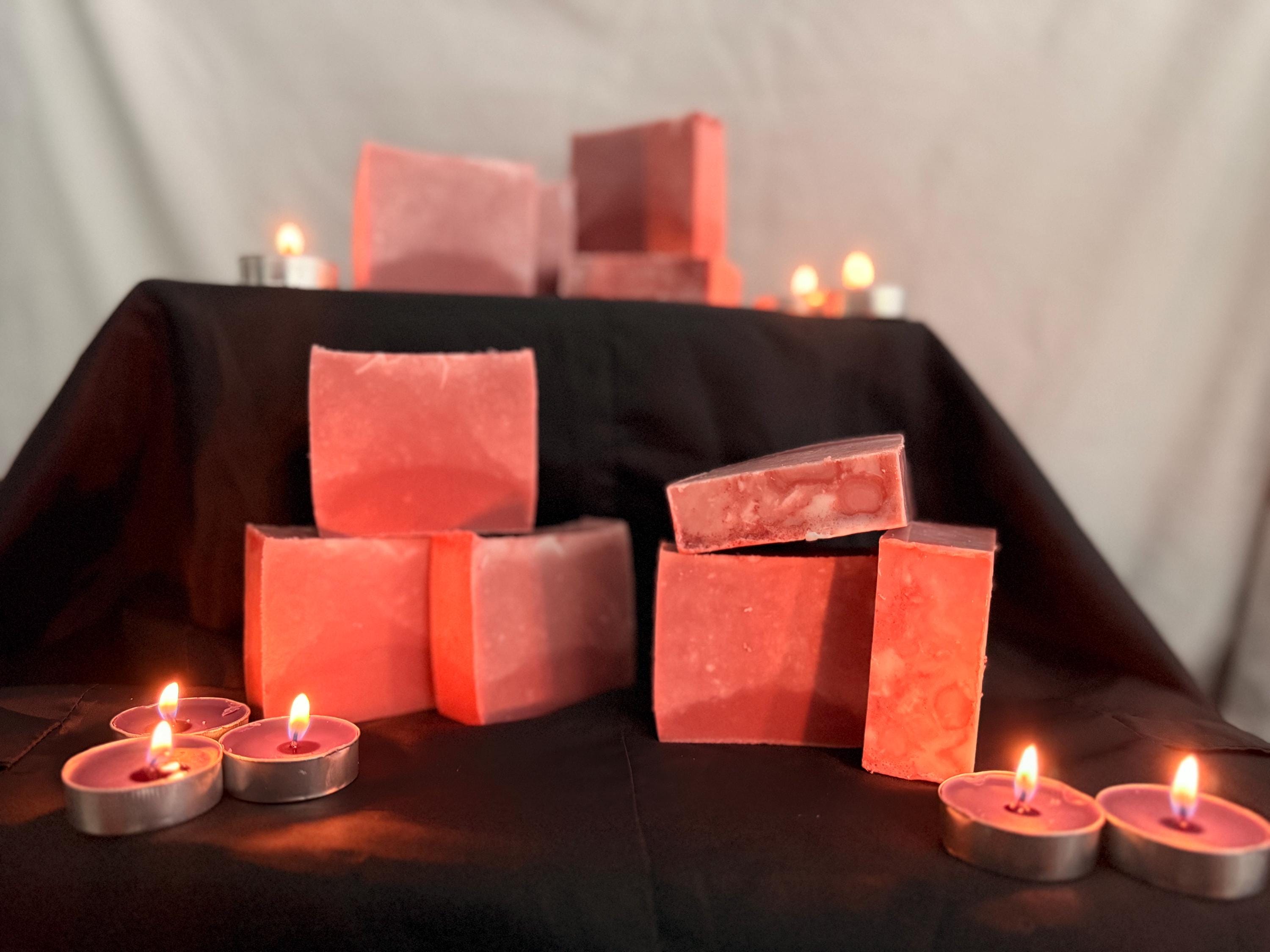 Dragon's Thirst Handmade Soap Bar | Warm Amber & Smoky Firewood