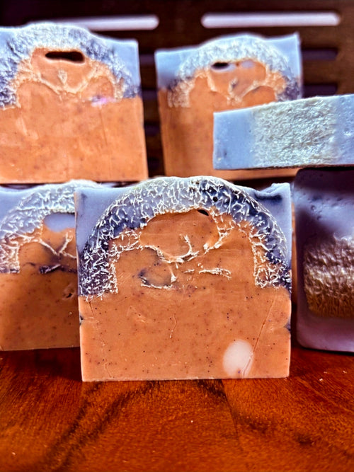 Canyon Reserve Handmade Loofah Soap Bar | Moroccan Oil & Cool Musk