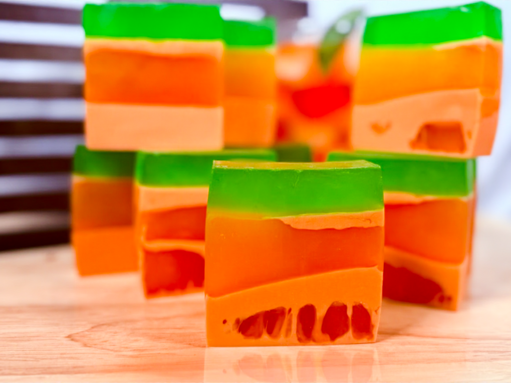 The Orange Bar Handmade Soap | Glycerin & Goat Milk