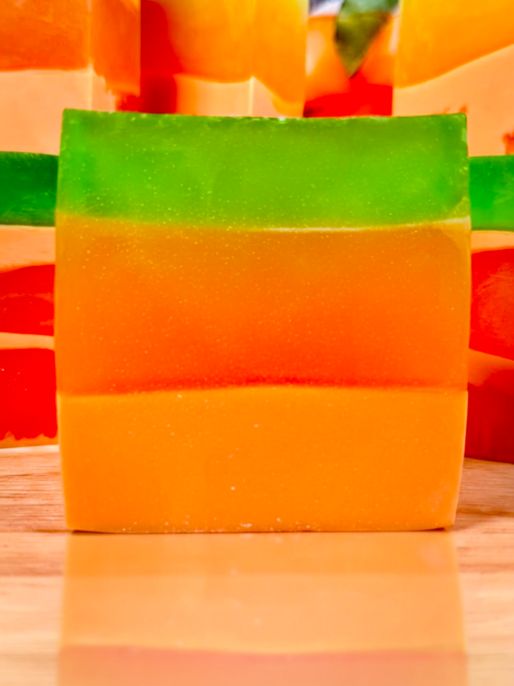 The Orange Bar Handmade Soap | Glycerin & Goat Milk