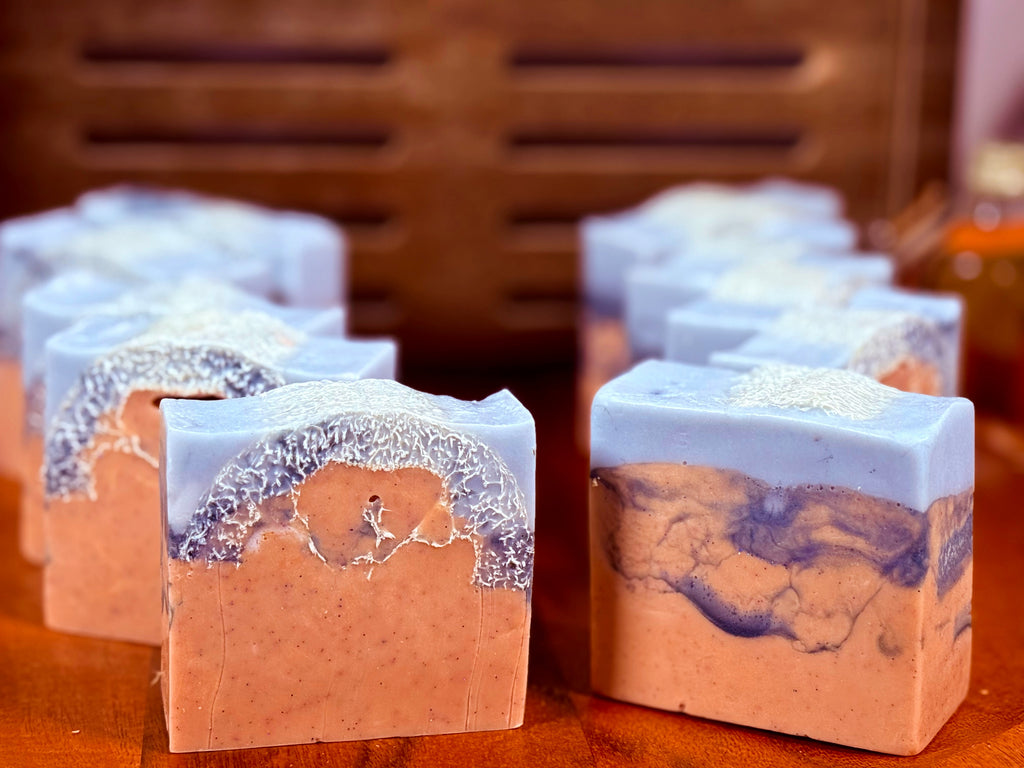 Canyon Reserve Handmade Loofah Soap Bar | Moroccan Oil & Cool Musk