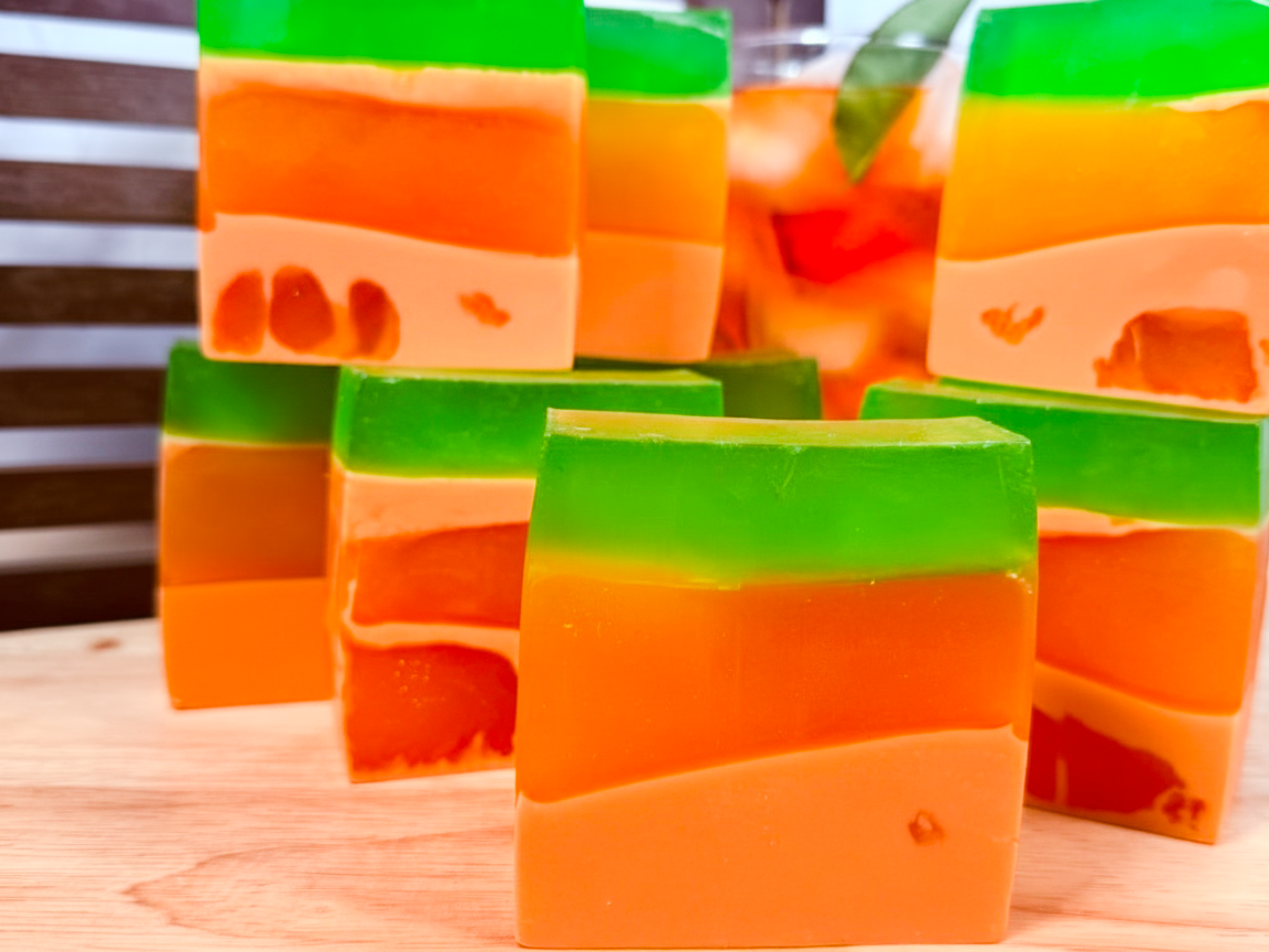 The Orange Bar Handmade Soap | Glycerin & Goat Milk